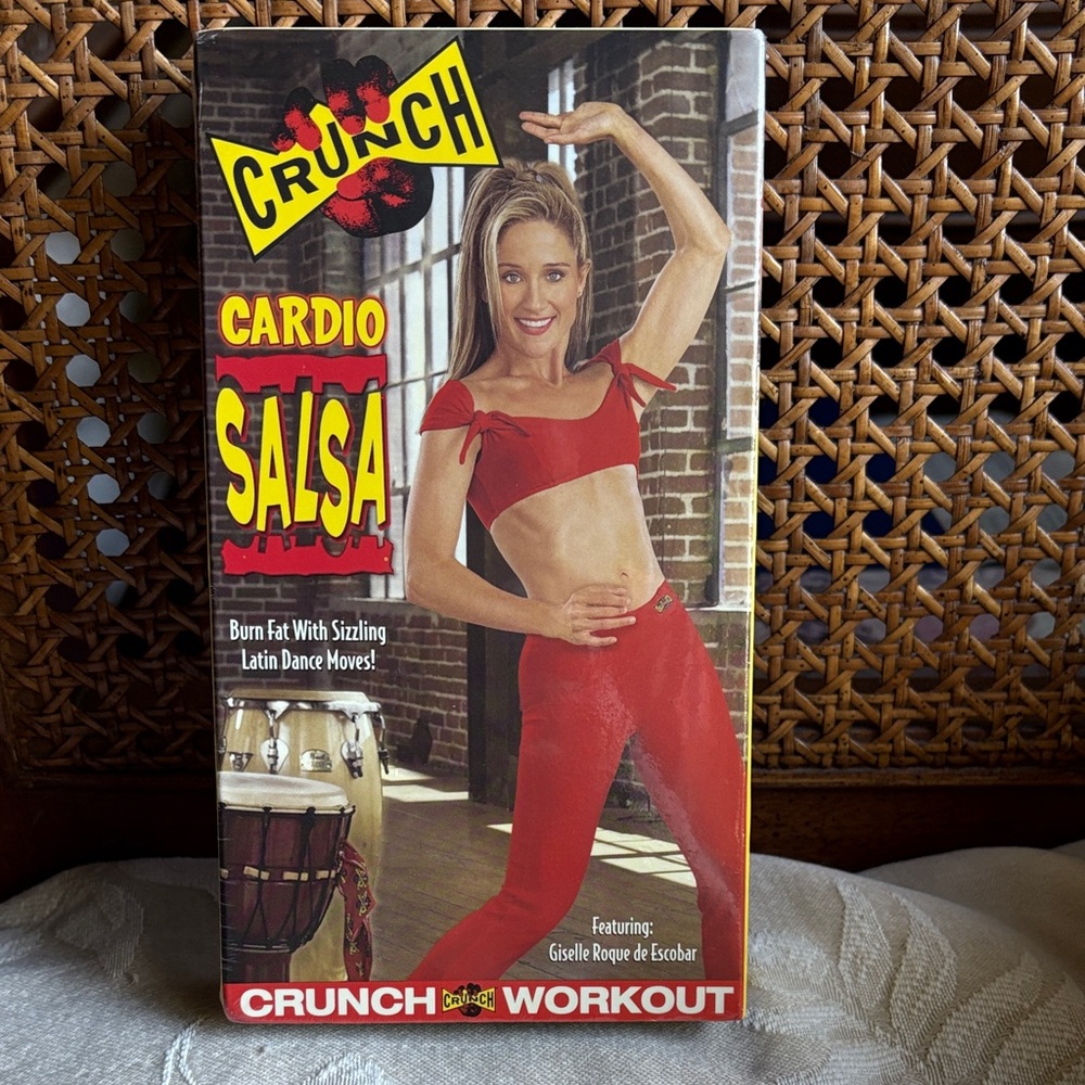 NIP Vintage Crunch Cardio Salsa Workout VHS